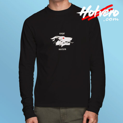 Carpe Noctem Wolf Long Sleeve T shirt