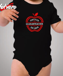 Certified Quaranteacher 2020 Cozy Baby Onesies