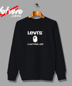 Cheap A Bathing Ape X Levis Urban Sweatshirt