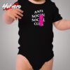 Cheap Anti Social Social Club Bearbrick Cozy Baby Onesies