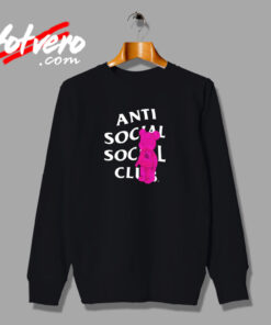 Cheap Anti Social Social Club Bearbrick Urban Sweatshirt