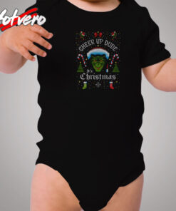 Cheer Up Dude It's Christmas Cozy Baby Onesies