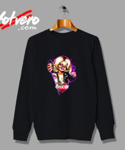 Child's Play Neon Chucky And Tiffany Urban Sweatshirt