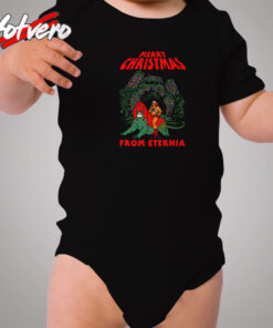 Christmas From Eternia Masters Universe Cozy Baby Onesies