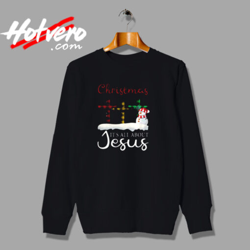 Christmas Its All About Jesus Urban Sweatshirt