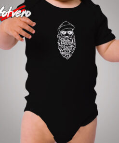 Christmas Santa Claus Beard Cozy Baby Onesies