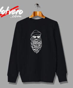 Christmas Santa Claus Beard Urban Sweatshirt