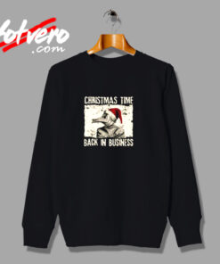 Christmas Time Back In Business Plague Doctor Urban Sweatshirt