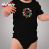 Christmas Wreath Merry Holiday Cozy Baby Onesies