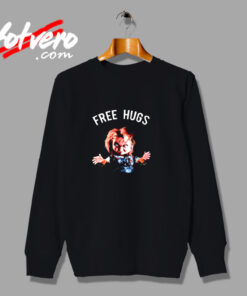 Chucky Free Hugs Childs Play Horror Movie Urban Sweatshirt