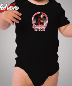 Circle Scarlet Witch Scarlet Cozy Baby Onesies