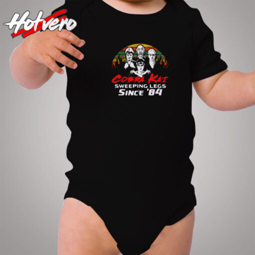 Cobra Kai Sweeping Legs Since 84 Cozy Baby Onesies