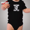 Coffins And Coffee Gothic Cozy Baby Onesies