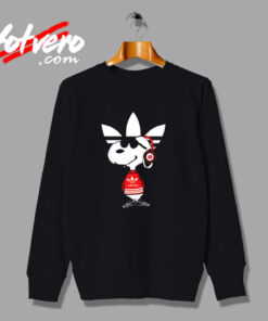 Cool Snoopy Adidas Parody Urban Sweatshirt