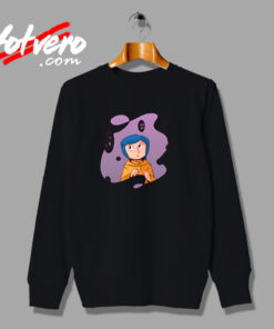 Coraline Buttons Urban Sweatshirt