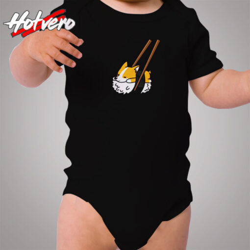 Corgi Sushi Cozy Baby Onesies