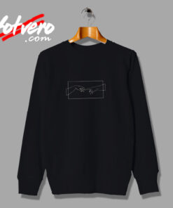 Creation Hands Line Art Urban Sweatshirt