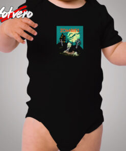 Creepy Zombies Scary Halloween Cozy Baby Onesies