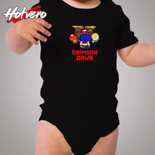 Crimson Dawn South Park's Band Music Cozy Baby Onesies