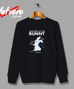 Cute Anatomy Of A Bunny Rabbit Urban Sweatshirt