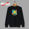 Cute Cartoon Pokemon Characters Urban Sweatshirt