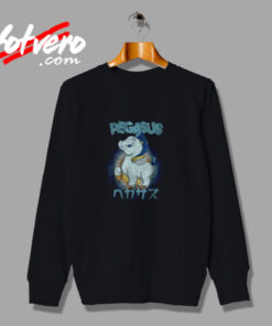 Cute Disney Hercules Pegasus Kanji Portrait Urban Sweatshirt