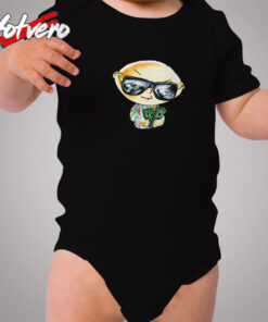 Cute Family Guy Stewie With Cash Bling Cozy Baby Onesies