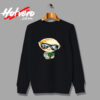 Cute Family Guy Stewie With Cash Bling Urban Sweatshirt