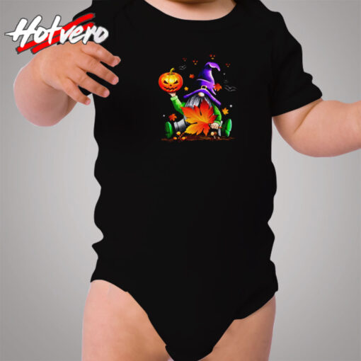 Cute Matching Gnome Witch Lovers Birthday Shirt Scary Pumpkin Halloween Day Design Cozy Baby Onesies