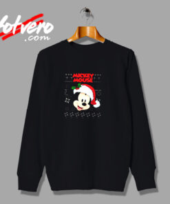 Cute Mickey Mouse Santa Christmas Urban Sweatshirt