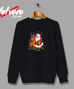 Cute Santa Christmas Vintage Urban Sweatshirt