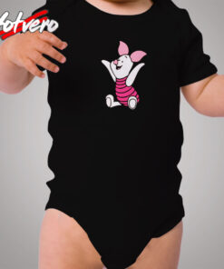 Cute Winnie The Pooh Piglet Cartoon Cozy Baby Onesies