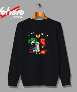 Dachshund Friend Halloween Urban Sweatshirt