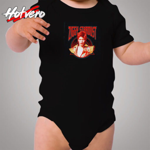 David Bowie Ziggy Stardust Photo Cozy Baby Onesies