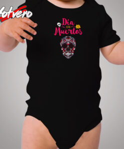 Day Of Dead Dia De Muertos Sugar Skull Cozy Baby Onesies