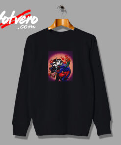 Dc Comics Harley Quinn The Joker Valentines Urban Sweatshirt