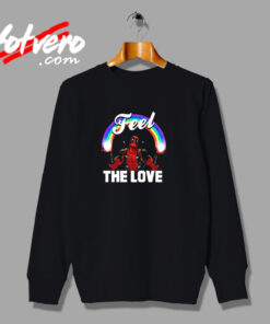 Deadpool Feel The Love Marvel Comics Urban Sweatshirt