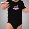 Death Metal Rainbow Funny Heavy Metal Pun Cozy Baby Onesies