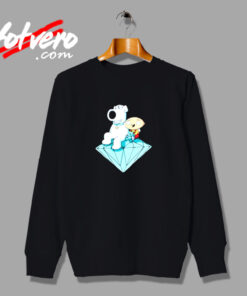 Diamond Supply Co Family Guy Cartoon Urban Sweatshirt