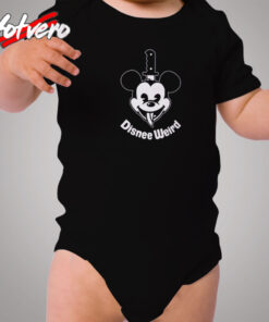 Disneeweird Mickee Cozy Baby Onesies