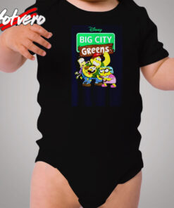 Disney Channel Big City Greens Cozy Baby Onesies