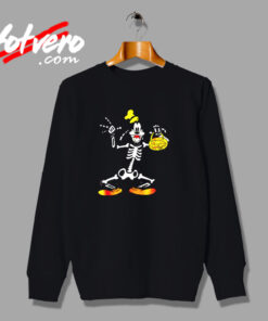 Disney Goofy Skeleton Halloween Urban Sweatshirt