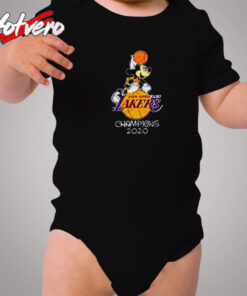 Disney Los Angeles Lakers Champion 2020 Cozy Baby Onesies