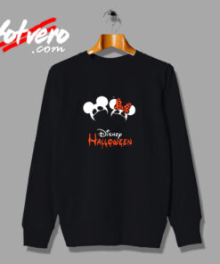 Disney Mickey And Minnie Halloween Quarantine Mask On Fun Together Holiday 007 Urban Sweatshirt