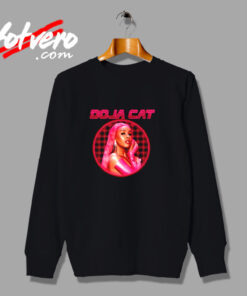 Doja Cat Laser Grid Portrait Urban Sweatshirt