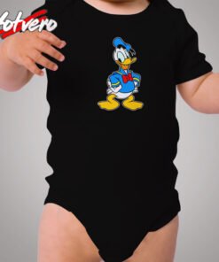 Donald Duck Cartoon Cute Cozy Baby Onesies