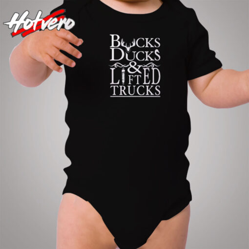 Ducks & Lifted Trucks Cozy Baby Onesies