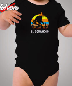 El Squatcho Cozy Baby Onesies