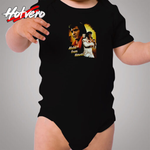 Elvis Presley Aloha From Hawaii Licensed Cozy Baby Onesies