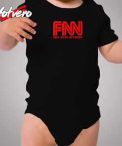 Fake News Network Cozy Baby Onesies